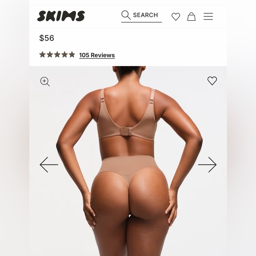 [Skims] NWT Smoothing Full Coverage Lightly Lined Bra - Picture 3 of 5